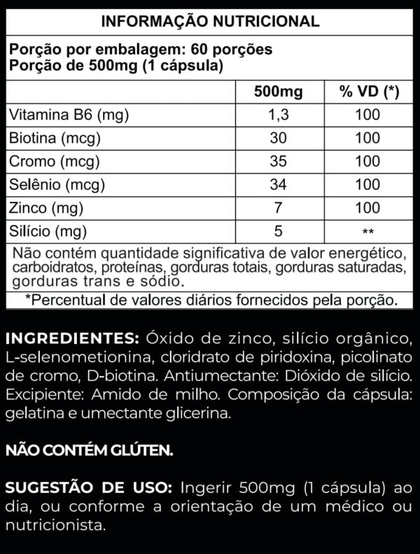 Polivitamínico para pele, cabelos e unhas - Imagem 2